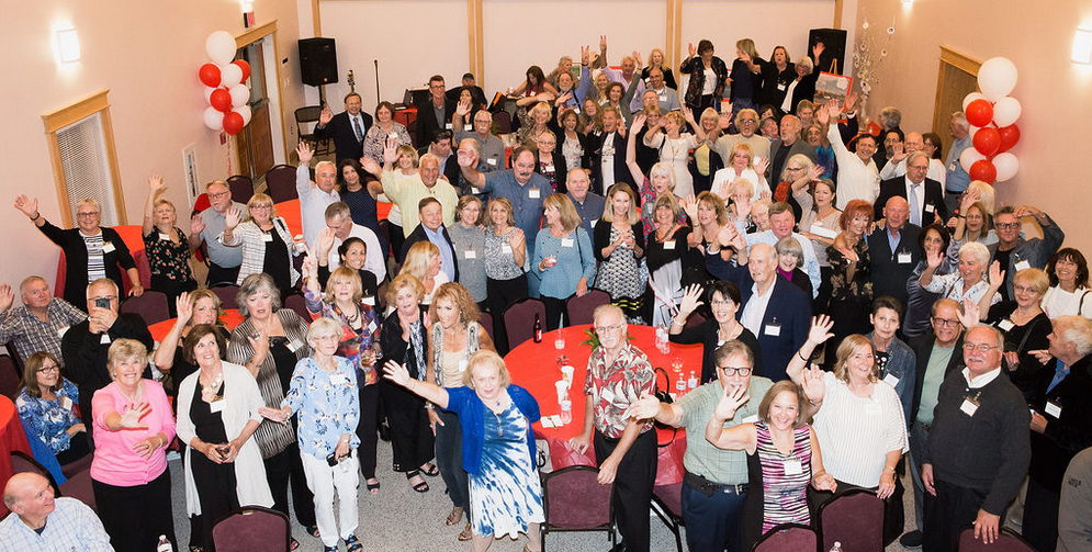 Attendees at the 50th reunion in 2019